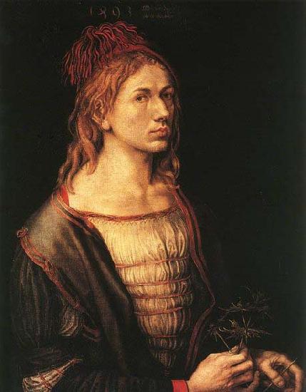 Albrecht Durer Self-portrait at 22 oil painting image